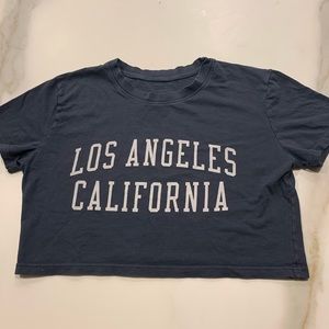 J Galt x Brandy Melville Cropped LA top